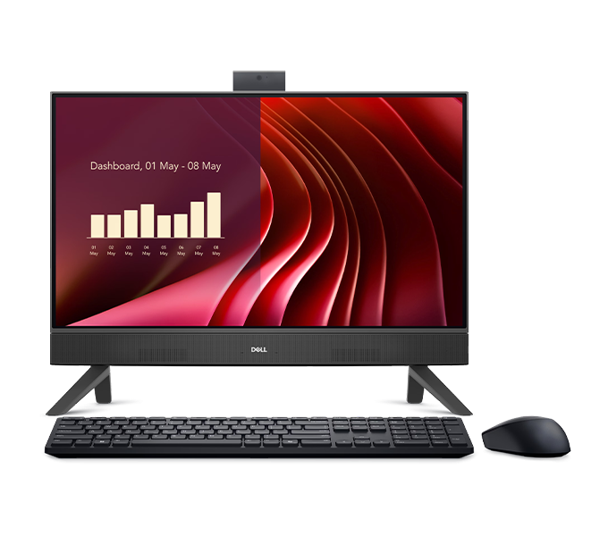 Dell 24 All-in-One EC24250 None Touch-Core™ 7 150U-16GB-1TB SSD-23.8FHD 100Hz-UMA-Wifi 6-W11H-2Y