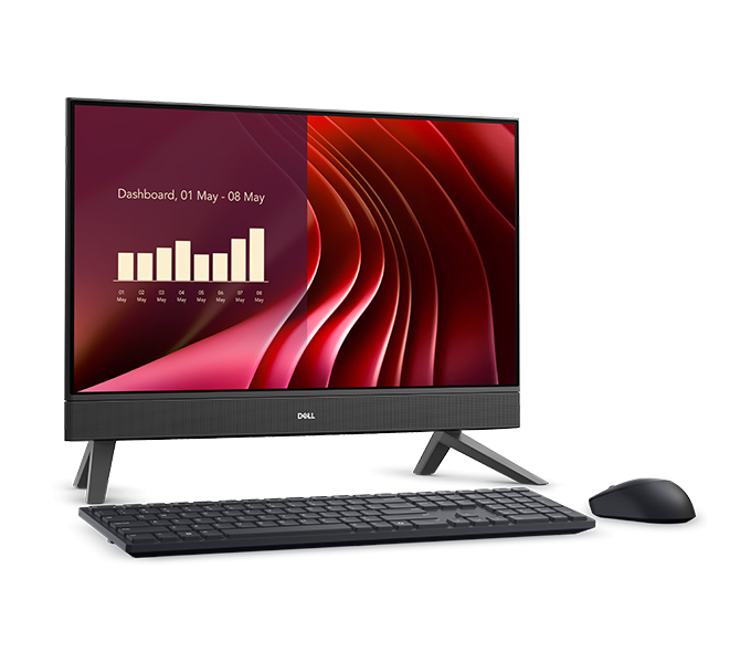 Dell 24 All-in-One EC24250 None Touch-Core™ 7 150U-16GB-1TB SSD-23.8FHD 100Hz-UMA-Wifi 6-W11H-2Y