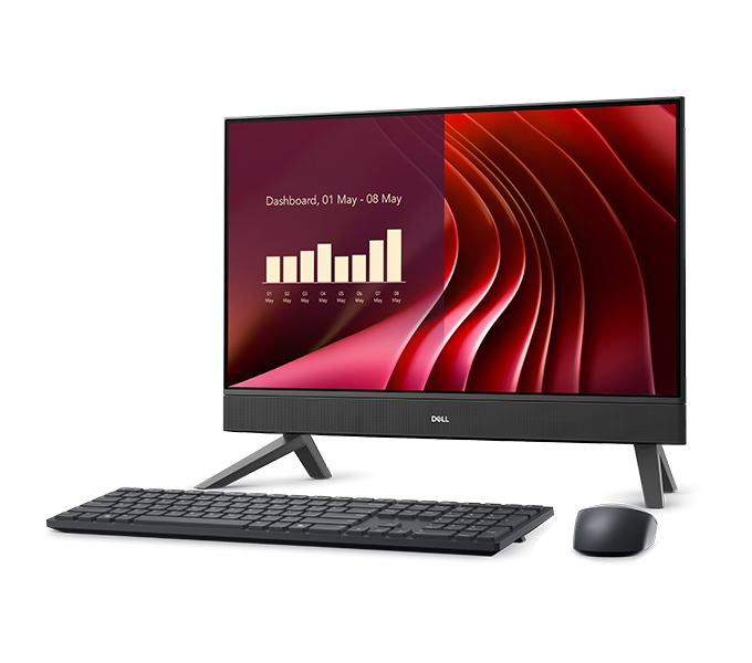 Dell 24 All-in-One EC24250 None Touch-Core™ 7 150U-16GB-1TB SSD-23.8FHD 100Hz-UMA-Wifi 6-W11H-2Y
